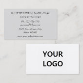 Ontwerp uw eigen sjabloon voor promotionele visite visitekaartje (Voorkant / Achterkant)