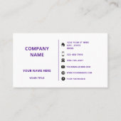 Ontwerp uw eigen sjabloon voor promotionele visite visitekaartje (Voorkant)