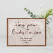 Ontwerp uw eigen Sjabloon voor uitnodigingen voor  (Staand voorkant)