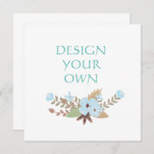 Ontwerp uw eigen sparen de aankondiging van de Dat (Voorkant / Achterkant)