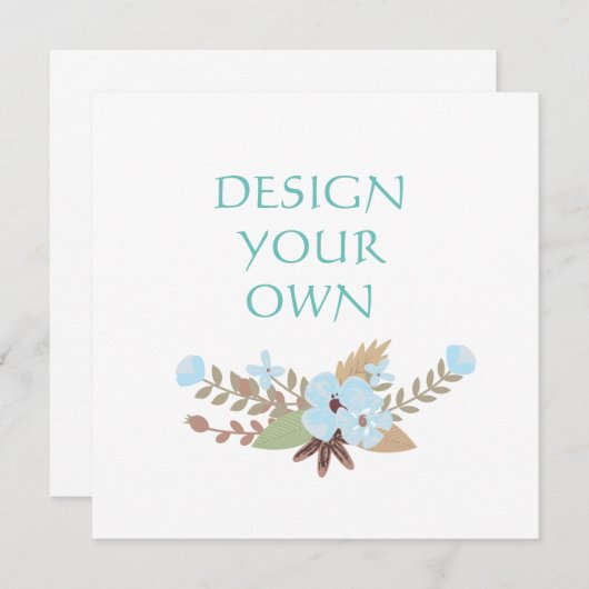 Ontwerp uw eigen sparen de aankondiging van de Dat (Voorkant / Achterkant)