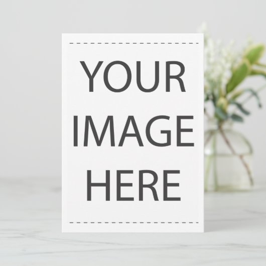 Ontwerp uw eigen trouwkaarten! kaart (Staand voorkant)