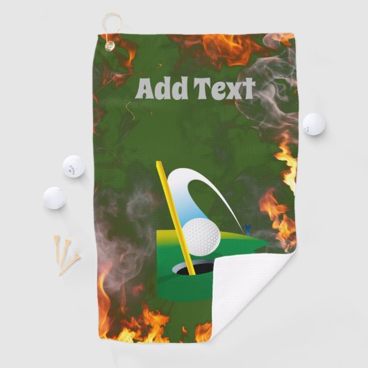 Ontwerp uw eigen unieke Golfhanddoeken voor elke r Golfhanddoek (Insitu)