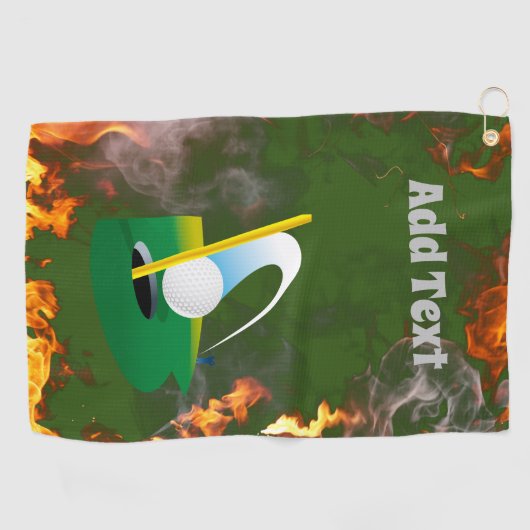 Ontwerp uw eigen unieke Golfhanddoeken voor elke r Golfhanddoek (Horizontaal)