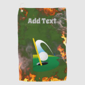 Ontwerp uw eigen unieke Golfhanddoeken voor elke r Golfhanddoek (Voorkant)