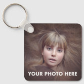 Ontwerp uw eigen VIERKANTE SLEUTELHANGER VAN DE AL (Voorkant)