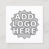 ontwerp uw eigen vierkante visitekaartje (Voorkant)