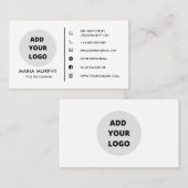 Ontwerp uw eigen visitekaartje (Voorkant / Achterkant)