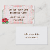 Ontwerp uw eigen Visitekaartje (Voorkant / Achterkant)