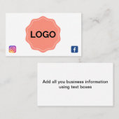 Ontwerp uw eigen visitekaartje (Voorkant / Achterkant)