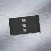 Ontwerp uw eigen Visitekaartje Magnet Magnetisch Visitekaartje (Voorbeeld)