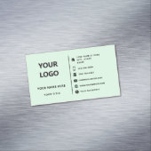 Ontwerp uw eigen Visitekaartje Magnet Sjabloon Magnetisch Visitekaartje (Voorbeeld)