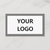 Ontwerp uw eigen visitekaartje met Logo (Voorkant)