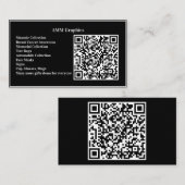 Ontwerp Uw eigen Visitekaartje van de QR-code (Voorkant / Achterkant)