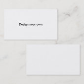 Ontwerp uw eigen Visitekaartjes (Voorkant / Achterkant)