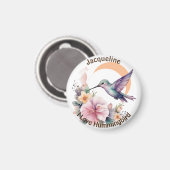 Ontwerp uw eigen Waterverf Hummingbird aangepaste  Magneet (Voorkant / Achterkant)