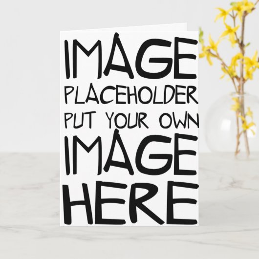 Ontwerp uw eigen Wenskaart Kaart (Gele Bloem)