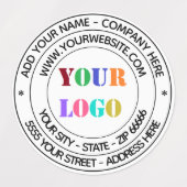 Ontwerp uw eigen zakelijke Adresetiketten Sjabloon Labels (Design 2)