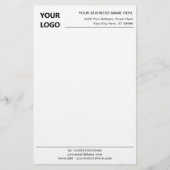 Ontwerp uw eigen zakelijke briefpapier Sjabloon (Voorkant)