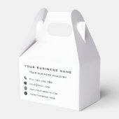 Ontwerp uw eigen zakelijke gunstboxen Sjabloon Bedankdoosjes (Voorkant Zijde)