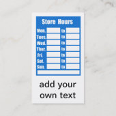 Ontwerp uw eigen zakelijke kaart visitekaartje (Achterkant)