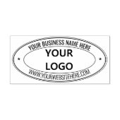 Ontwerp uw eigen zakelijke ovale verkoopstempel  zelfinktende stempel (Design)