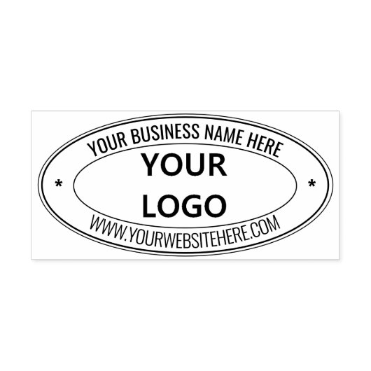 Ontwerp uw eigen zakelijke ovale verkoopstempel  zelfinktende stempel (Design)