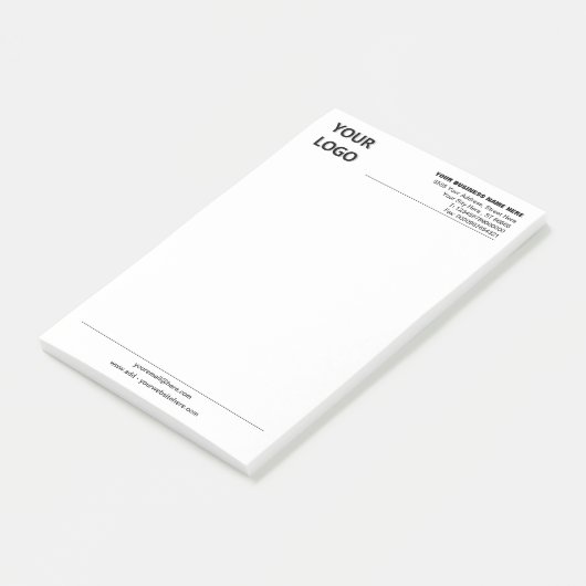 Ontwerp uw eigen zakelijke Post-it® notes-Sjabloon Notes (Schuin)