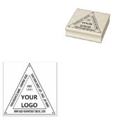 Ontwerp uw eigen zakelijke rubberen stempel Sjablo (Gestempeld)