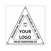 Ontwerp uw eigen zakelijke rubberen stempel Sjablo (Afrduk)