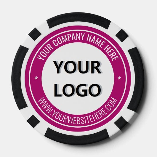 Ontwerp uw logo tekst merk poker chips voorbeeld (Achterkant)