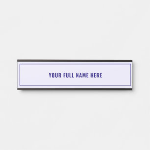Ontwerp uw naam deur bord voorbeeld Kies kleuren Deurbordje