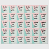 Ontwerp uw persoonlijke aangepaste cadeautjes cadeaupapier (Vlak)