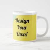 Ontwerp uw persoonlijke cadeautjes grote koffiekop (Rechts)