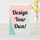 Ontwerp uw persoonlijke cadeautjes kaart (Gele Bloem)