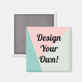 Ontwerp uw persoonlijke cadeautjes magneet (Voorkant / Achterkant)