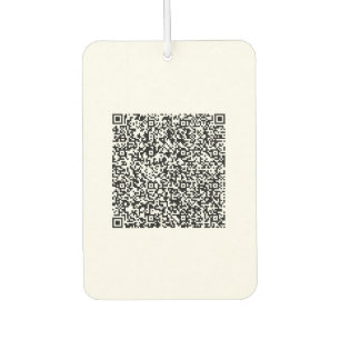 Ontwerp uw QR-code gepersonaliseerde auto luchtver Luchtverfrisser