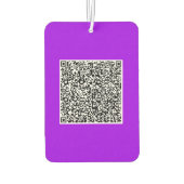 Ontwerp uw QR-code gepersonaliseerde auto luchtver Luchtverfrisser (Achterkant)
