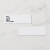 Ontwerp uw slimme Visitekaartje (Voorkant / Achterkant)