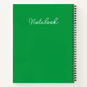 Ontwerp uw succes: Custom Branded Spiral Notitieboek (Achterkant)