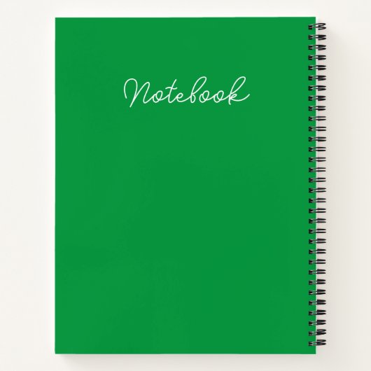 Ontwerp uw succes: Custom Branded Spiral Notitieboek (Achterkant)