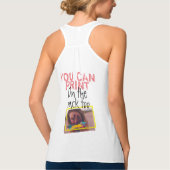 Ontwerp uw Tanktop! Gepersonaliseerde foto T-shirt (Achterkant)