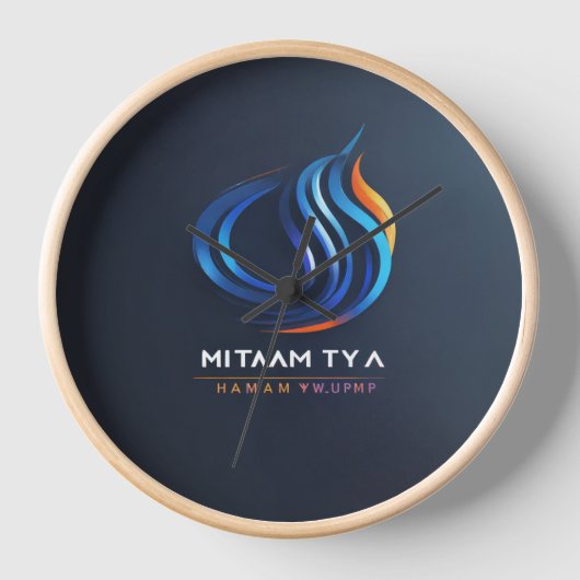 Ontwerp uw tijd: aangepaste wandklok creaties" (Voorkant)