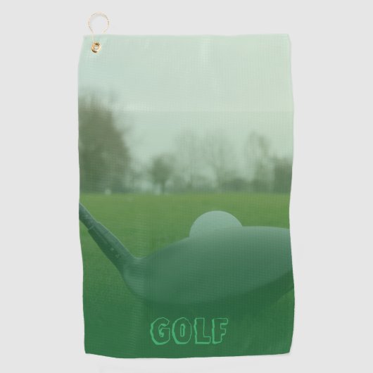 Ontwerp uw winnende Golfhanddoeken Golfhanddoek (Voorkant)