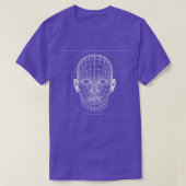 Ontwerp van 3D-wireframes T-shirt (Design voorkant)