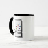 Ontwerp van 60 stijlvolle Muzieknoten Mok (Voorkant links)