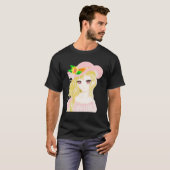 Ontwerp van aangename Kawaii Japanse Anime Pastel  T-shirt (Voorkant volledig)