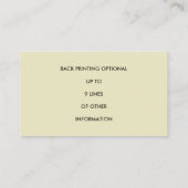 Ontwerp van aangepaste hengelhoezen voor vliegende visitekaartje (Achterkant)