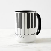 Ontwerp van aangepaste tekstuiteinden en ivoorpian mok (Voorkant rechts)