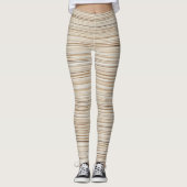 Ontwerp van abstracte bruine stutten leggings (Voorkant)